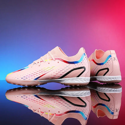 Nouveaux hommes chaussures de Football ultralégères TF/FG bottes de Football professionnelles unisexe antidérapant de haute qualité en gros livraison directe formation