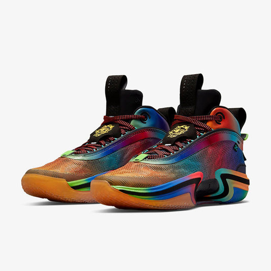 Nike Authentic Jordan Unisex Rainbow Mid-Top kestävät koripallokengät DN4200-064