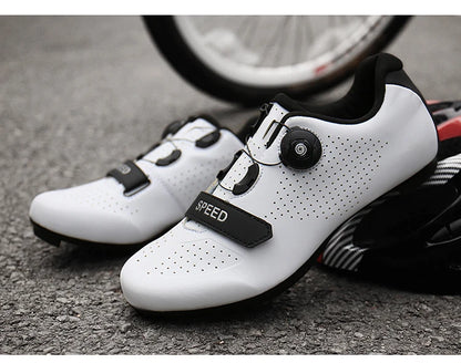 New Unisex Pedal Cycling Shoes, Flat Shoes Suitable for Mountain Sports, Pedal Self-Locking Cycling Shoes, Breathable Cycling Shoes