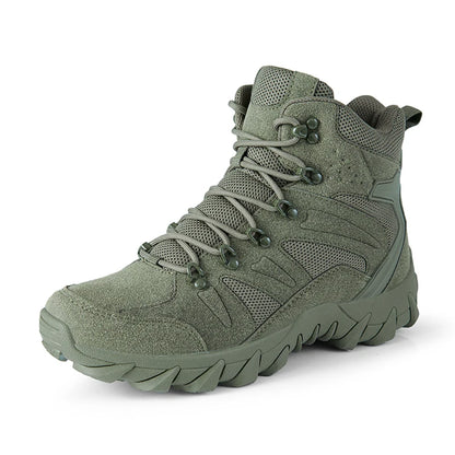 Upgraded Tactical Combat Training Boots Male Outdoors Camping Anti-wear Rapid Response Hiking Shoes Fishing Hunting Sneakers Men
