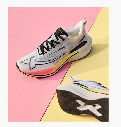 Xtep 2000KM 2.0 Running Shoes for Men, Summer Professional TPU Shock Absorption Sneakers (Suggest Half Size Down) 876219110043