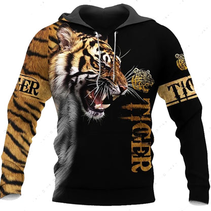 Moda primavera-otoño: sudaderas con capucha para hombre con estampado 3D de lobos por toda la prenda, sudaderas unisex, jerséis, chaquetas informales y abrigos de estilo urbano, talla 4XL