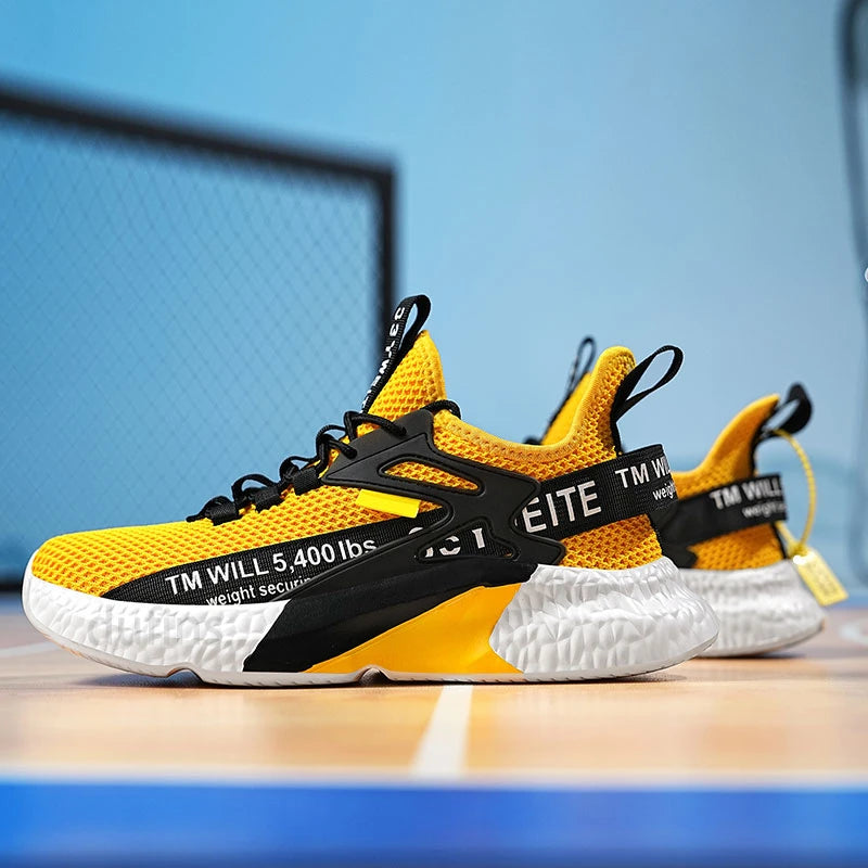 Men's New Sneakers Light Casual Fashion Running Elastic Leisure Outdoor Mesh Summer Sports Tennis Walking Shoes 2025 Size