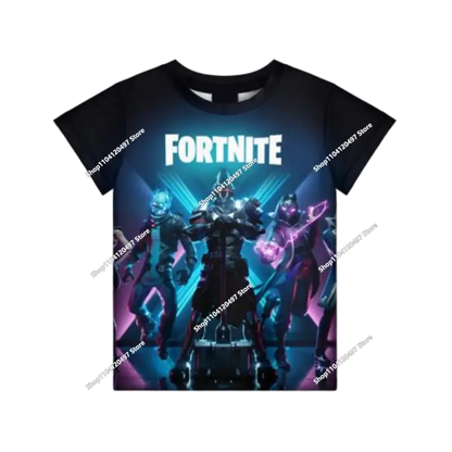 Children's Clothing Autumn Pullover T-shirt Hoodie New Fortnite Kids' Casual Wear Comfortable Streetwear