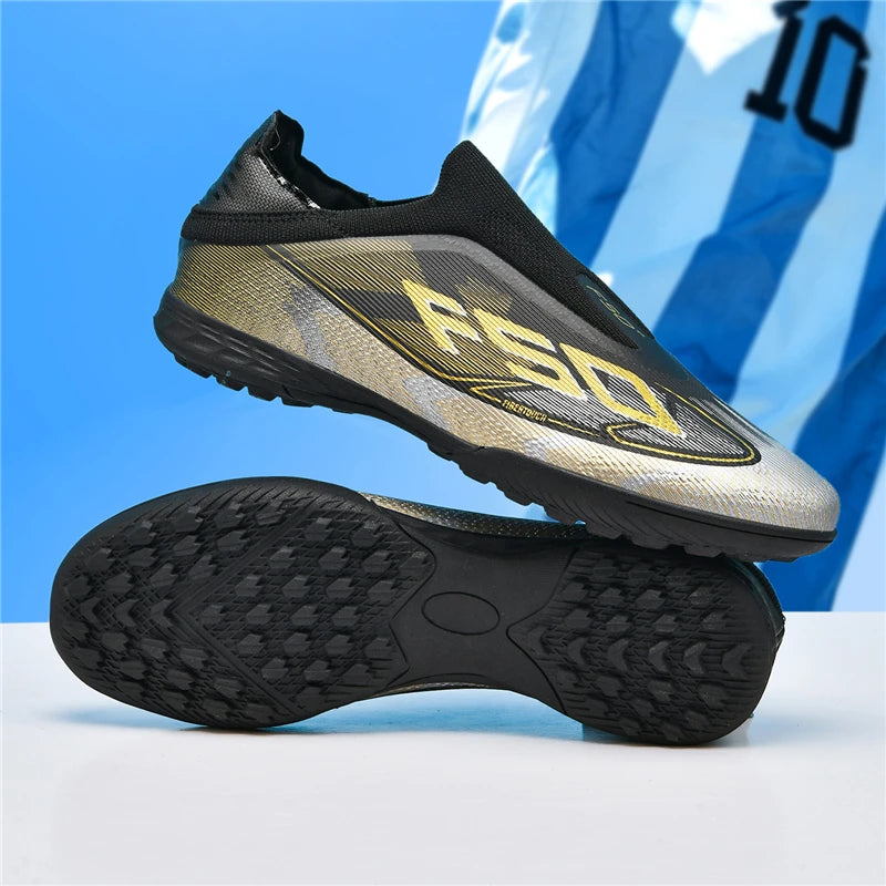 Nouvelles chaussures de football pour hommes, chaussures de football respirantes à haute cheville, ultralégères, antidérapantes, chaussures de sport de haute qualité, pour match en plein air