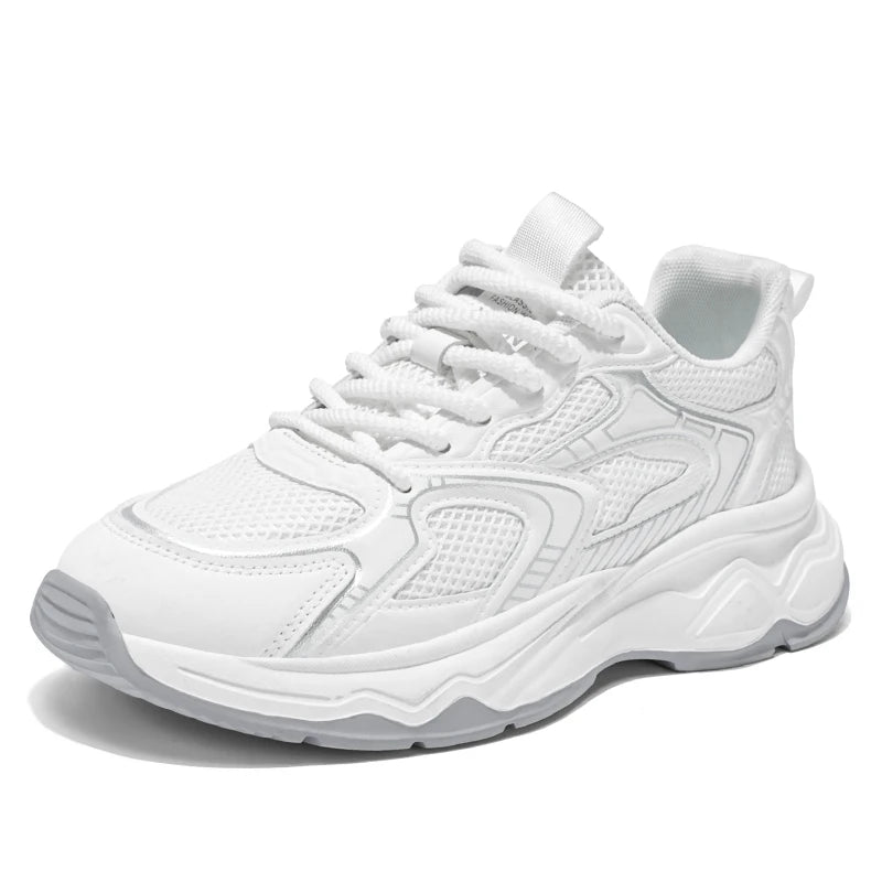 Herren-Speed-Freizeitsneaker für Frühling und Sommer, mit weicher Sohle, rutschfest, atmungsaktiv, Outdoor-Laufschuhe, modische Youth Joker Sportschuhe