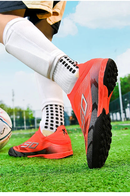 Chaussures de Football originales professionnelles pour hommes, confortables, de haute qualité, bottes de Football rapides pour entraînement, chaussures de Football ultralégères