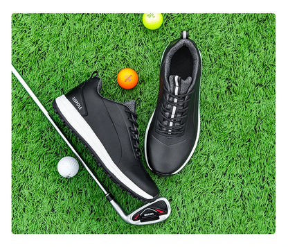 Hot Sale Leisure Golf Shoes Men's Waterproof Golf Spikes Sneakers Professional Non-Slip Golf Trainers Luxury Sports Shoes