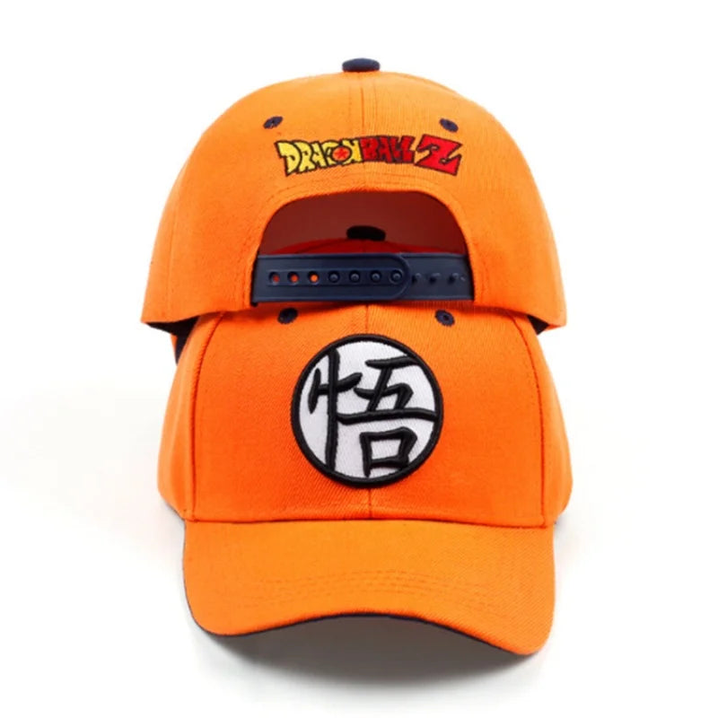 Dragon Ball Son Goku uniszex Gui Wu hímzéses baseball sapka tavaszi és őszi szabadtéri állítható alkalmi sapka napvédő sapka