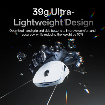Rapoo VT0 Air MAX Wireless Gaming Mouse True 8K Wireless Polling Rate Esports Grade 39g Lightweight 30000DPI Optical Encoder