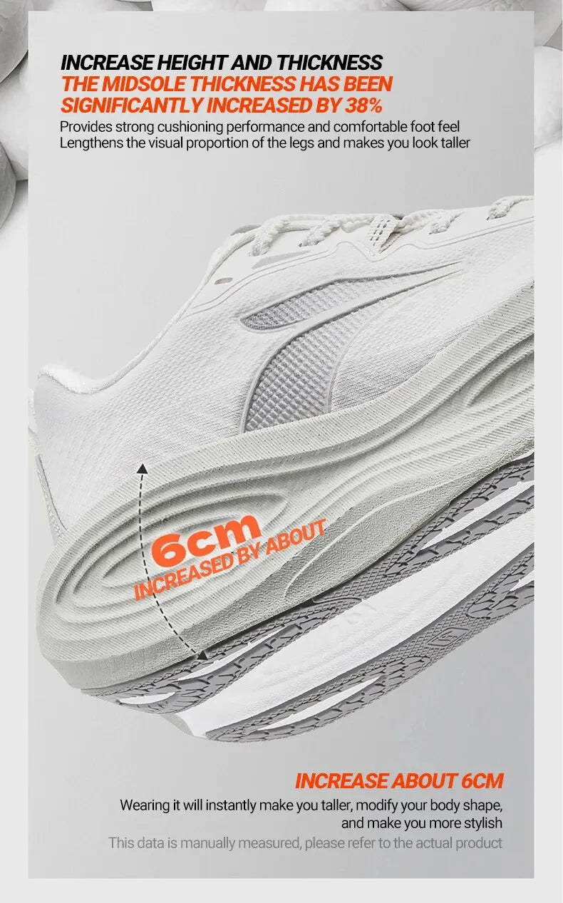 Sapatilhas de Running para Homem 361 Degrees PopBlaze 5 — Novo Amortecimento, Sola Grossa, Respiráveis, Antiderrapantes, para Jogging ao Ar Livre — Sneakers Masculinos 672532212