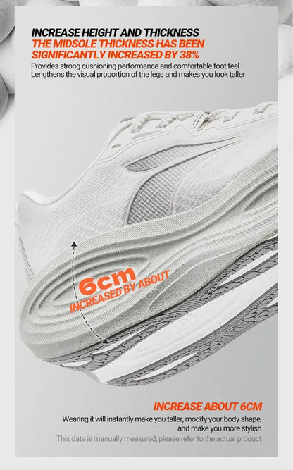 Sapatilhas de Running para Homem 361 Degrees PopBlaze 5 — Novo Amortecimento, Sola Grossa, Respiráveis, Antiderrapantes, para Jogging ao Ar Livre — Sneakers Masculinos 672532212