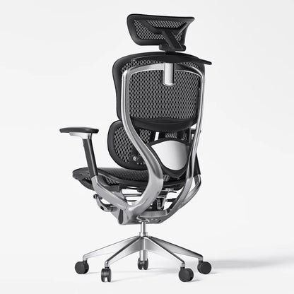 Ergonomic Computer Office Chair with Footrest, Comfortable Designer Executive Chair, Adjustable Luxury Swivel Gaming Chair for Home & Work