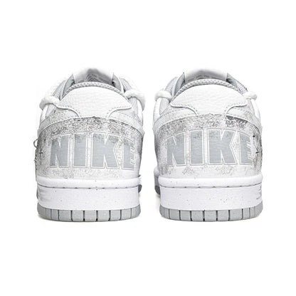 Custom Sneakers Nike Dunk Low "Wao" Special Gift Bag Edition High Street Deconstructed Hand-Painted Oriental Gradient For Men
