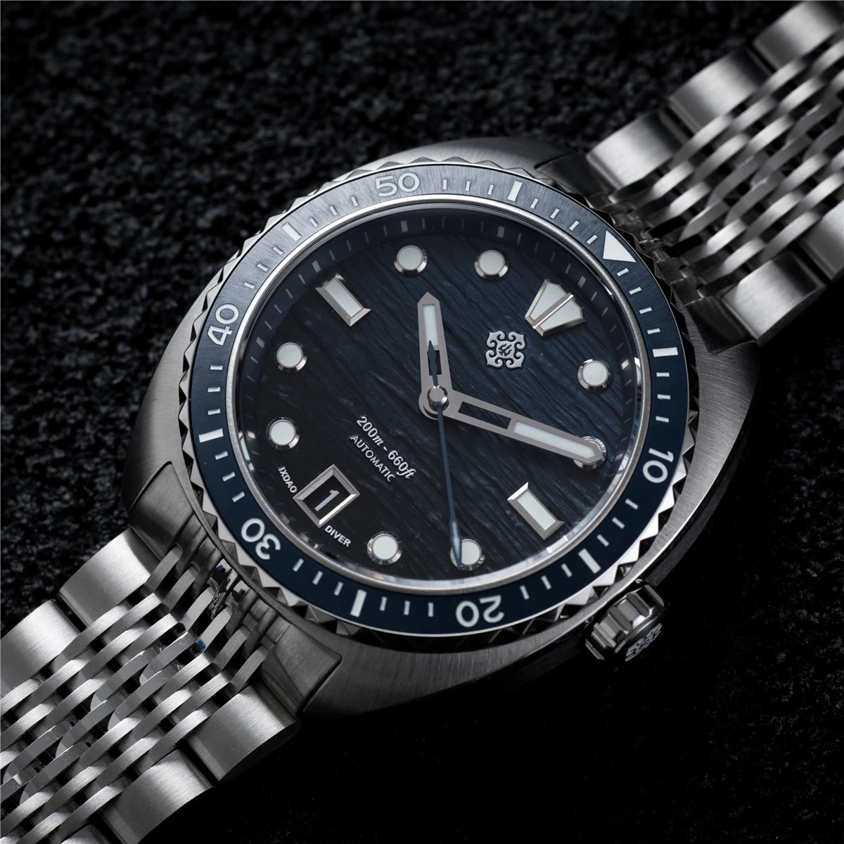 IXDAO IPOSE 2026 New Men's Automatic Mechanical Watch Poseidon Pattern Diving Watch 20Bar Stainless Steel BWG-9 Reloj Hombre