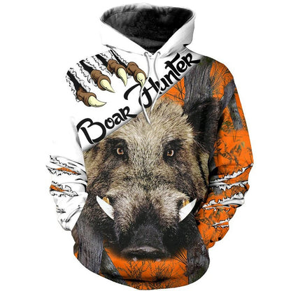Moda Otoño: sudaderas con capucha con estampado de león y lobo, piel de tigre blanco en 3D por toda la prenda, sudadera de hombre, chaqueta unisex con cremallera, chaqueta informal