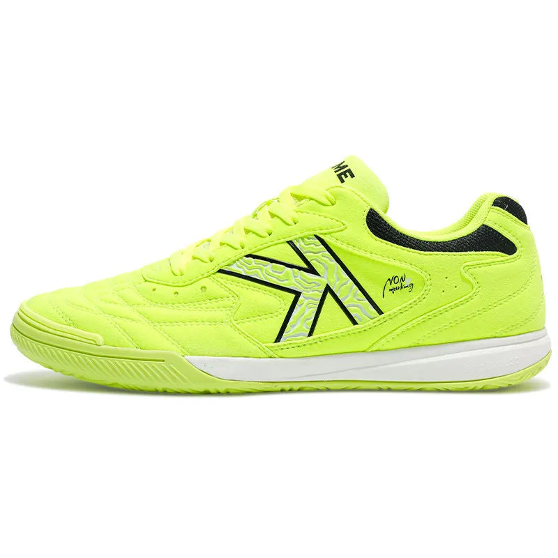 Kelme Indoor Football Shoes Adult Flat Sole Youth Match Five-a-side Training Soccer Cleats Men's Futsal Sneakers