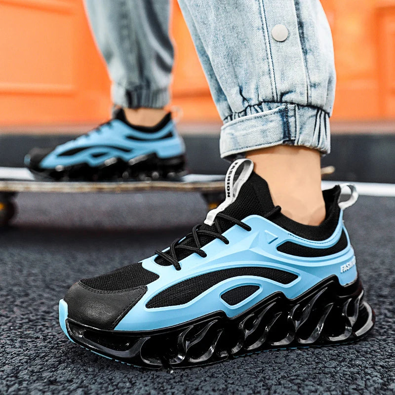 Chaussure Homme Chaussures de course respirantes pour hommes, baskets décontractées pour hommes, chaussures de tennis pour hommes, entraîneur de course, mocassins à la mode, luxe