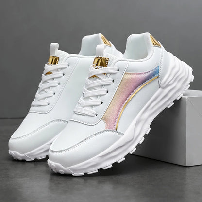 New summer fashionable women's sports shoes, versatile lightweight and durable running shoes, shock-absorbing daily walking shoes