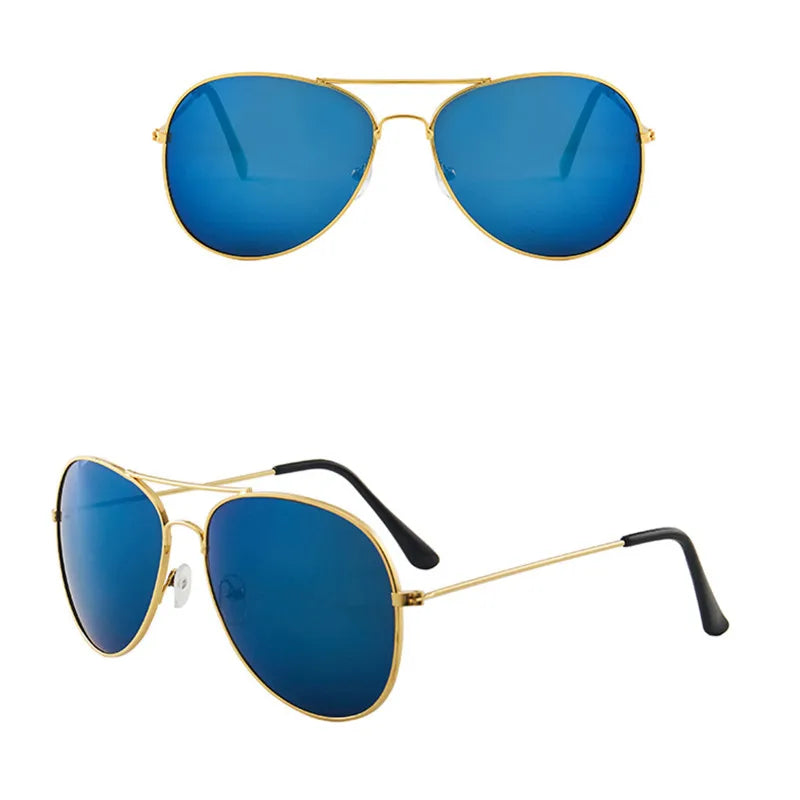 Ochelari de soare pentru copii de la mărci de modă, ochelari cu lentile oglindă, ochelari de soare metalici în stil pilot pentru fete și băieți, ochelari de soare pentru copii, ochelari pentru copii, ochelari de protecție