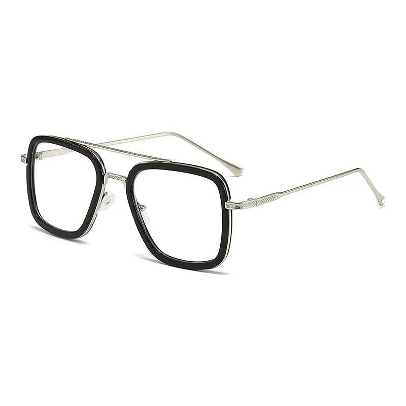 Ochelari de soare pătrați pentru bărbați, ochelari de soare metalici în stil steampunk pentru femei, ochelari de soare la modă pentru activități în aer liber, accesoriu unisex