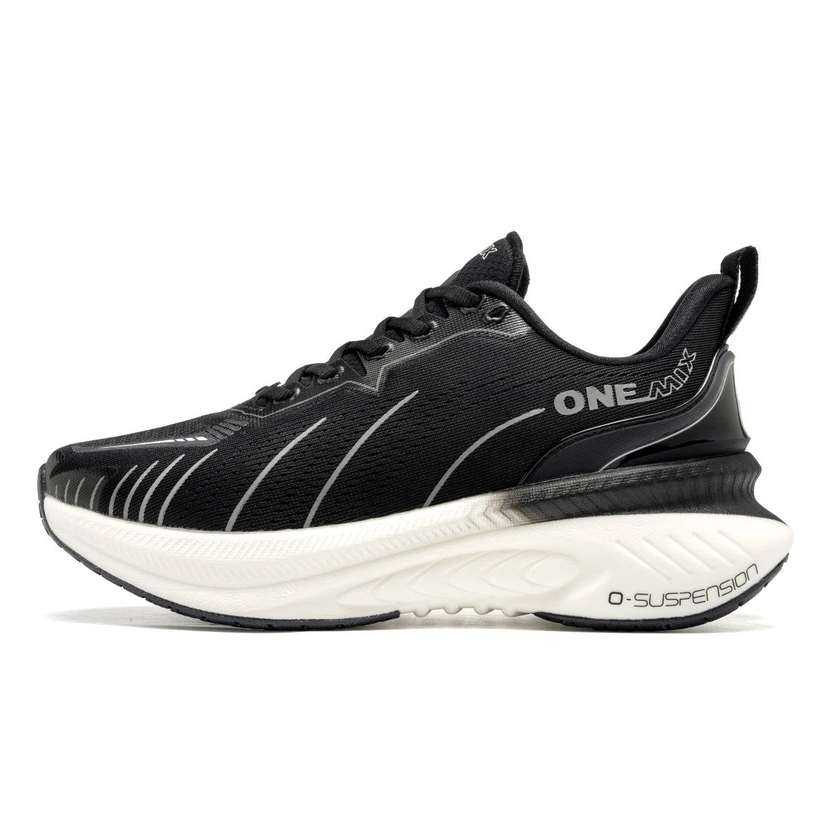 ONEMIX Nové běžecké boty s vrchním polstrováním pro muže – sportovní tréninkové boty pro outdoorové aktivity – protiskluzové a odolné tenisky pro muže