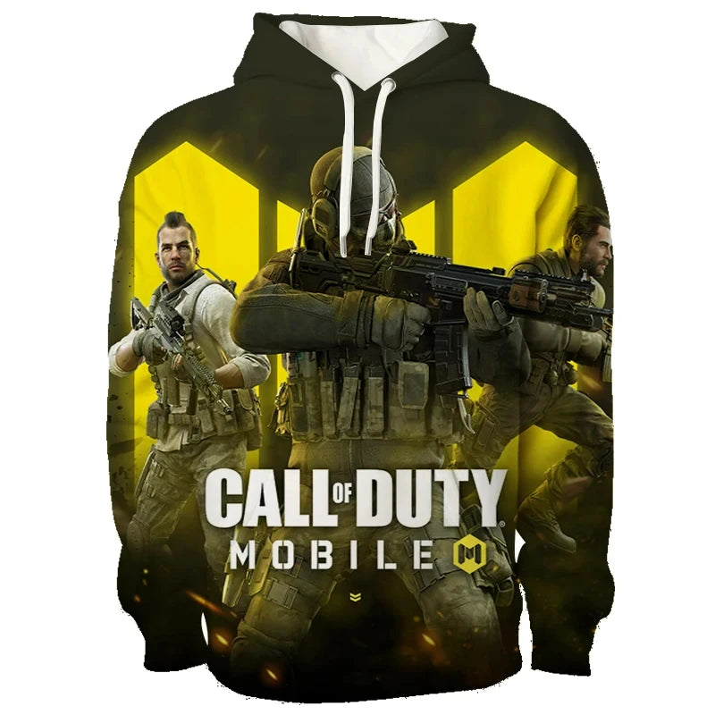 Pop Game Call Of Duty Warzone 3D Printed Hoodie Men's And Women's Hooded Pullover Trendy Streetwear Youth Sweatshirt Clothing