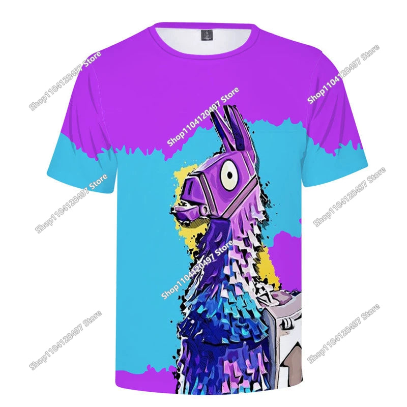Fortnite Boys Clothes T Shirt Victory Hero Child Kids T-shirt Battle Royale 3d Girls Short Sleeve Tees Tshirt