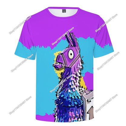 Fortnite Boys Clothes T Shirt Victory Hero Child Kids T-shirt Battle Royale 3d Girls Short Sleeve Tees Tshirt