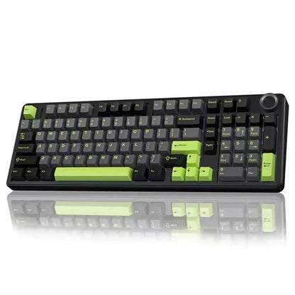 AULA F99 Pro E-sports Gaming Mechanical Keyboard Three Mode RGB Hot Swappable 96% PBT Custom Wireless Keyboard with Medi Knob