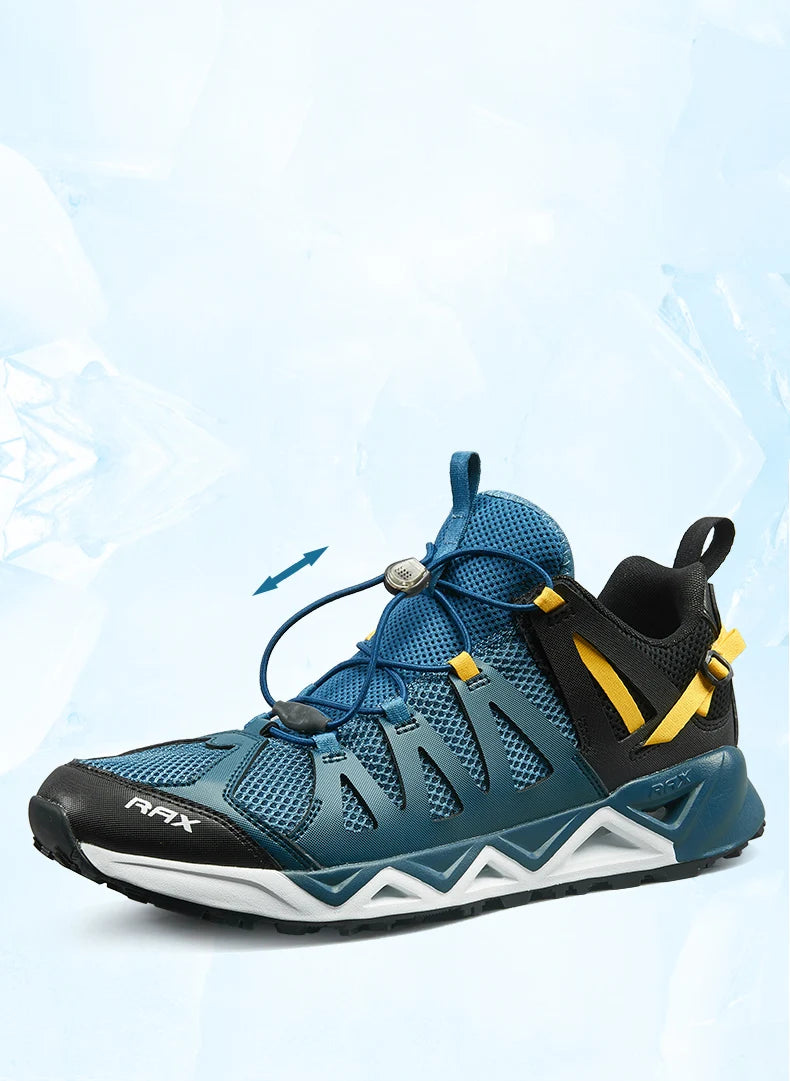 RAX New Men’s and Women’s Summer Hiking Shoes Breathable Upstream Shoes Trekking Aqua Shoes Outdoor Fishing Camping Sneakers for Men