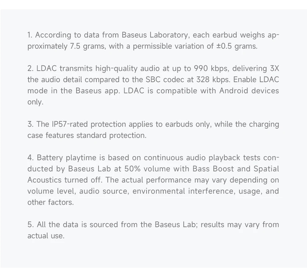 Baseus Eli Sport 2 avoimetyyppiset langattomat kuulokkeet, Bluetooth 6.0, OWS-kuulokkeet, korkean resoluution ääni LDAC-tuella, OWS-kuulokkeet, korvakoukulla varustetut urheilukuulokkeet