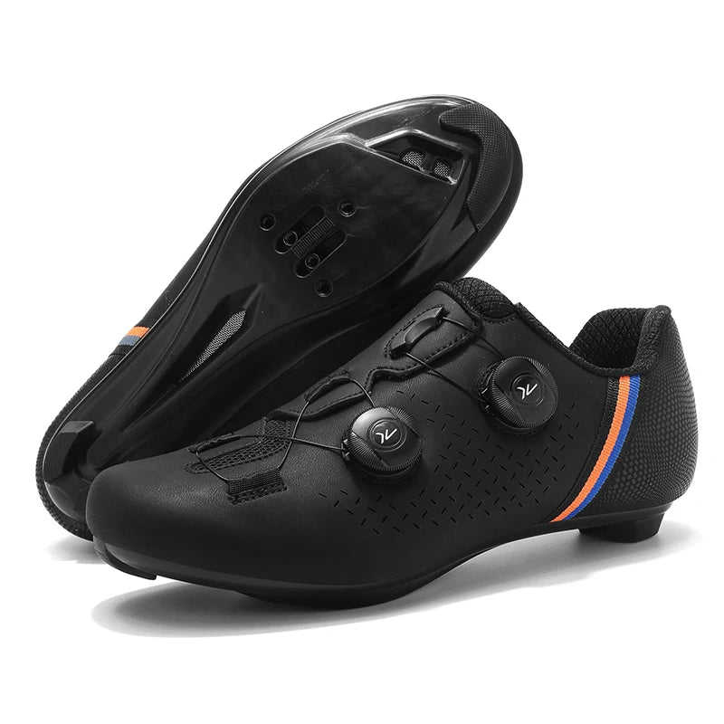 Road Cycling Shoes Flats Cleats Shoes Speed Cycling Sneakers Men’s Bike Shoes Women’s Self-Locking Non-slip Mountain Bicycle SPD Shoes