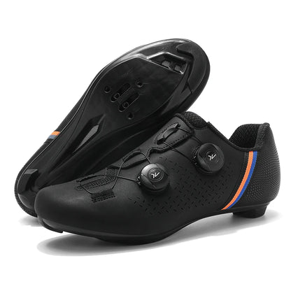 Road Cycling Shoes Flats Cleats Shoes Speed Cycling Sneakers Men’s Bike Shoes Women’s Self-Locking Non-slip Mountain Bicycle SPD Shoes