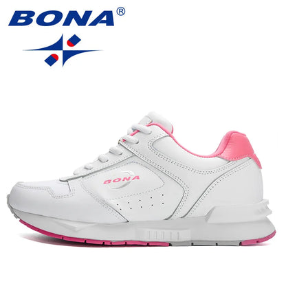 BONA 2023 New Designers Brand Classics Light Sneakers Women Fashion Running Shoes Casual Walking Footwear Ladies Comfort