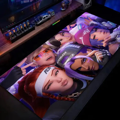 Large Overwatch PC Gamer Cabinet Mouse Pad Cute Pink Keyboard expansion pad Laptop Gaming Accessories Desk Mat Kawaii HD Carpet