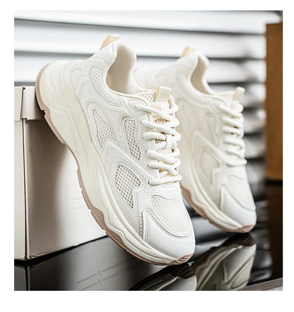 Herren-Speed-Freizeitsneaker für Frühling und Sommer, mit weicher Sohle, rutschfest, atmungsaktiv, Outdoor-Laufschuhe, modische Youth Joker Sportschuhe