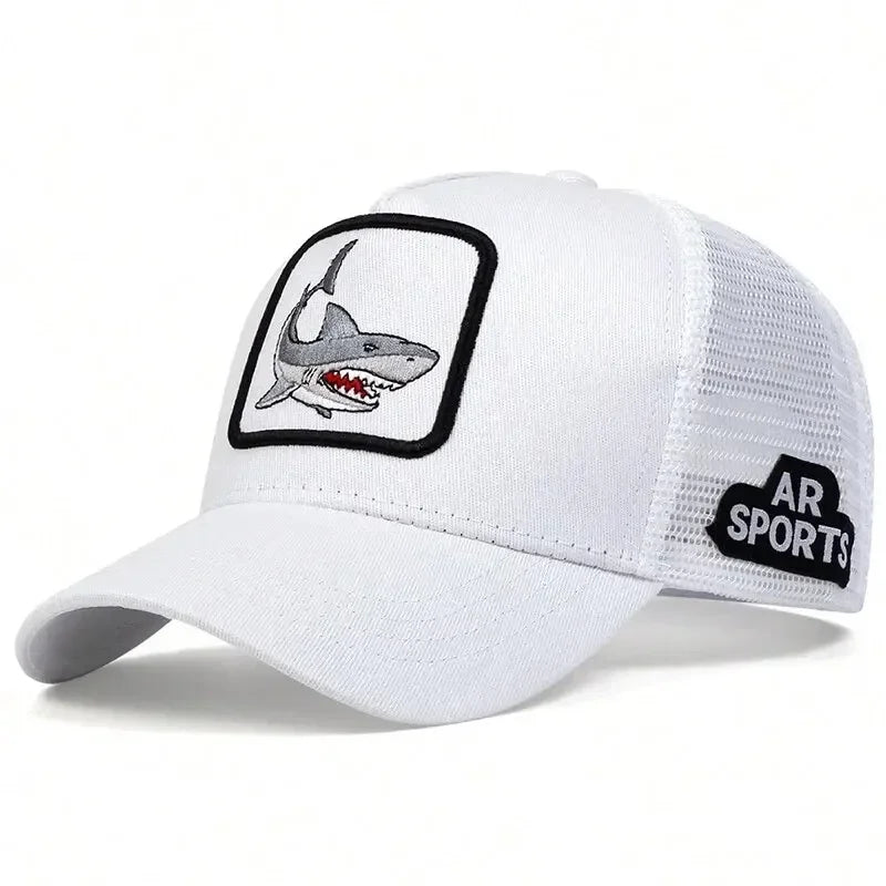 Animal embroidery net rooster hat male and female animal baseball cap hip Hop duck cap suitable for outdoor sports fishing visor
