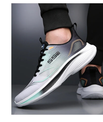 Carbon-Plate-Marathonschuhe für Herren – lässige Sneaker mit Luftpolsterung, luxuriös, komfortabel und leicht, Sportschuhe zum Laufen, Herren-Footwear