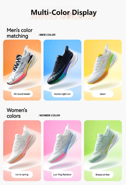 Xtep 2000KM 2.0 Running Shoes for Men, Summer Professional TPU Shock Absorption Sneakers (Suggest Half Size Down) 876219110043