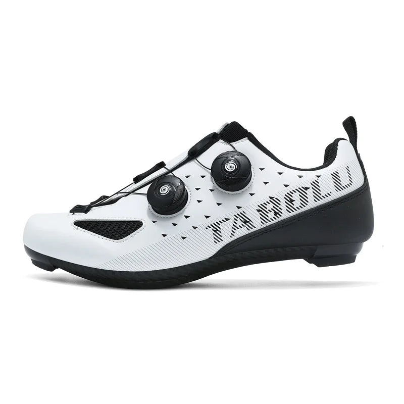 Road Cycling Shoes Flats Cleats Shoes Speed Cycling Sneakers Men’s Bike Shoes Women’s Self-Locking Non-slip Mountain Bicycle SPD Shoes