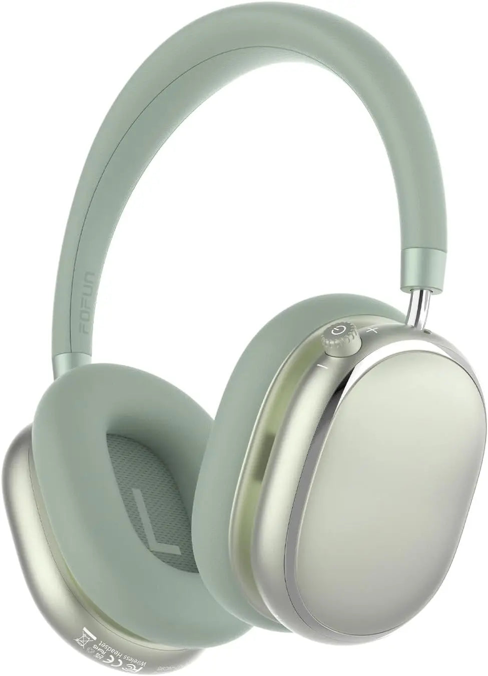 NC95 Hybrid Active Noise Cancelling Headphones Wireless Bluetooth 6.0 Over Ear Headphones with 65H Playtime, Hi-Res Audio, Knob Control