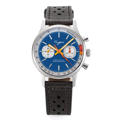 Sugess Pilot Watch ST19 Origin Movement Swanneck Wristwatch Mechanical Chronograph Sapphire Crystal Military Limited Racing 1963