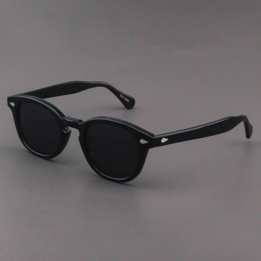 Polarized Sunglasses Men Women Johnny Depp Lemtosh Style Sun Glasses Retro Round Acetate Frame UV400 Lens Oculos
