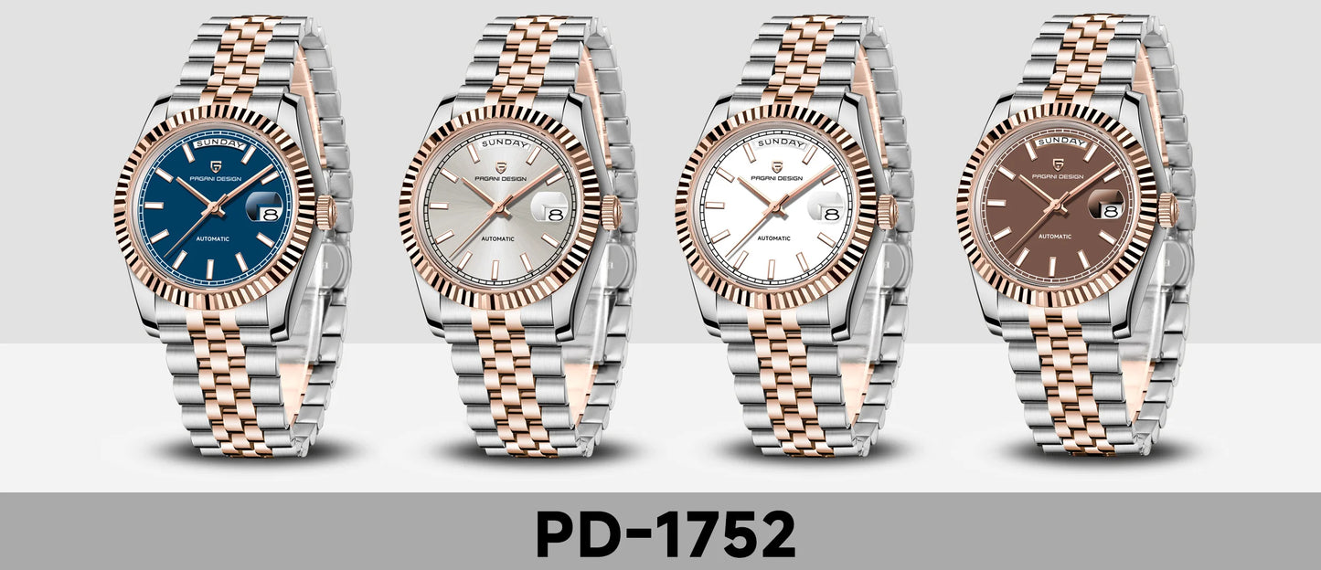 PAGANI DESIGN Men's Watches 2026 New Enamel Dial DD36 Automatic Watch Men Business Waterproof Mechanical Wristwatch for Men Gift