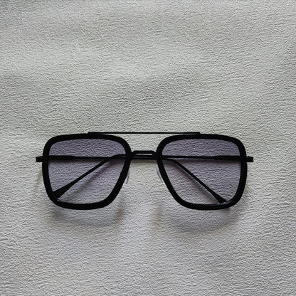 Ochelari de soare pătrați pentru bărbați, ochelari de soare metalici în stil steampunk pentru femei, ochelari de soare la modă pentru activități în aer liber, accesoriu unisex
