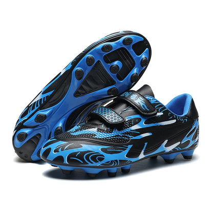 Scarpe da calcio per bambini, scarpini professionali da scuola, tacchetti per erba, allenamento sportivo, calzature outdoor e futsal per ragazzi, 28-38