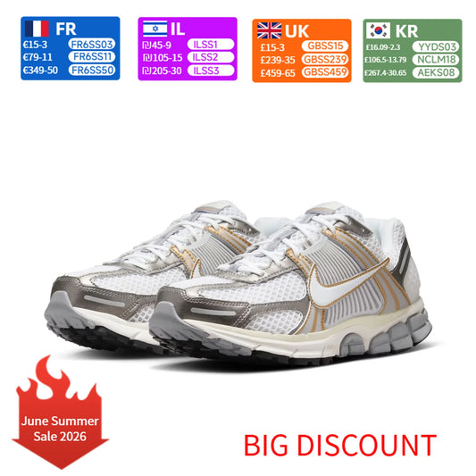 Nike Zoom Vomero 5 Comfort Classic lélegző, támasztó, alacsony szárú, alkalmi, edzésre, városi közlekedésre és futásra alkalmas cipő, uniszex, HJ7247-099