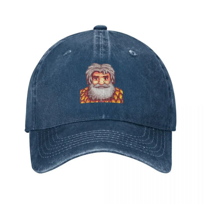 Stardew Valley Linus baseball sapka, napellenzős sapka, vicces sapka, gyerek sapka, luxus férfi és női sapka