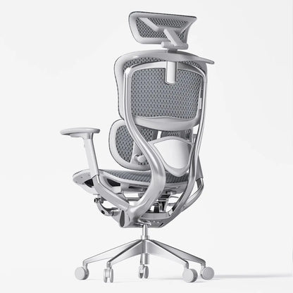 Ergonomic Computer Office Chair with Footrest, Comfortable Designer Executive Chair, Adjustable Luxury Swivel Gaming Chair for Home & Work